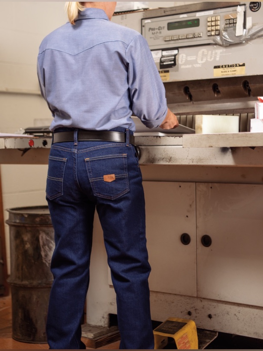 NWOT Dura-Kap® Flex Work Jean Prewashed Indigo (16)